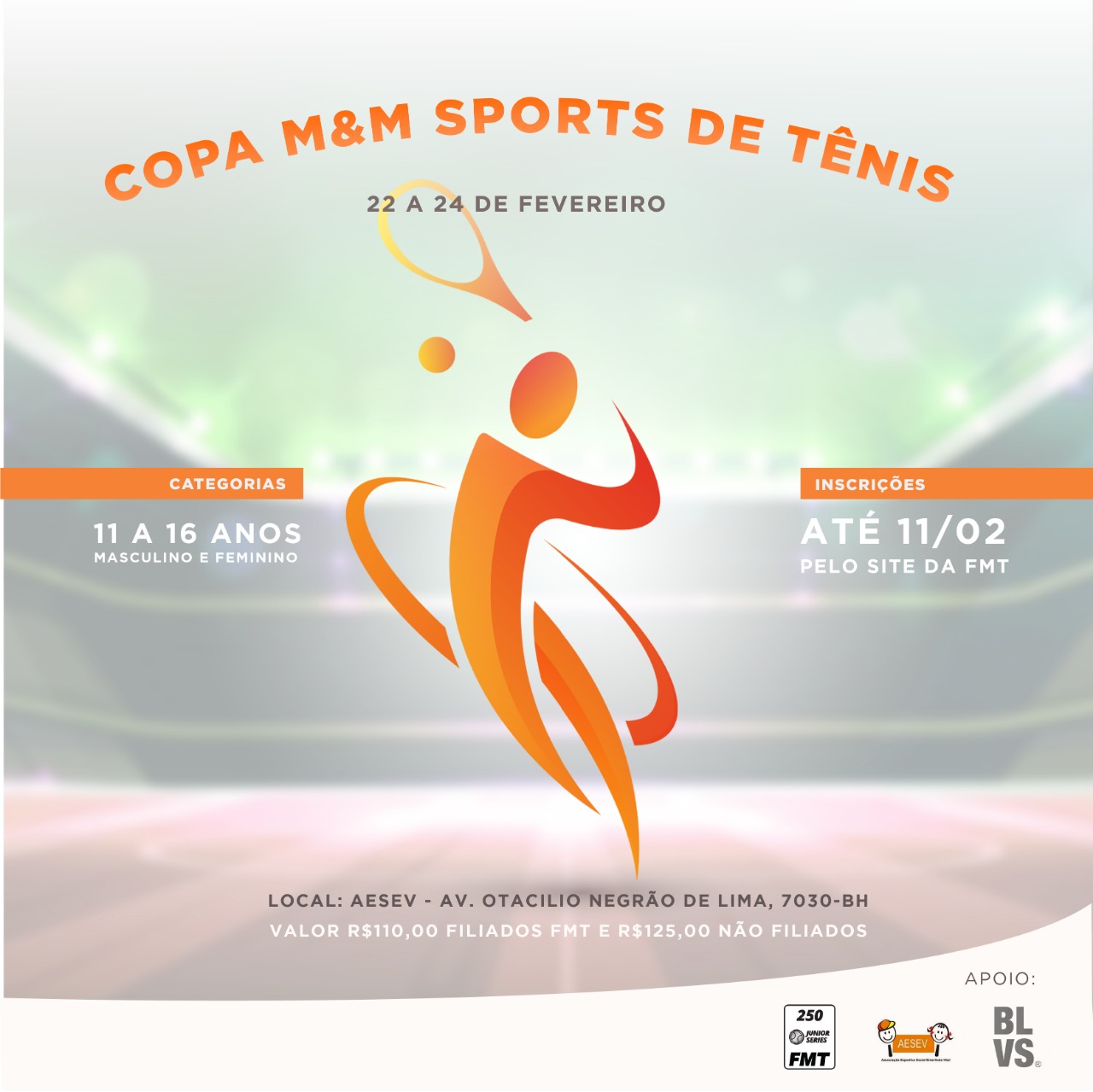 Copa M&M Sports de Tênis 2019
